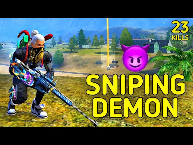 SOLO VS SQUAD || DEMONIC AIM🔥 !!! AWM + M82B SOLO SNIPER WIPES SQUADS || 90% HEADSHOT INTEL I5