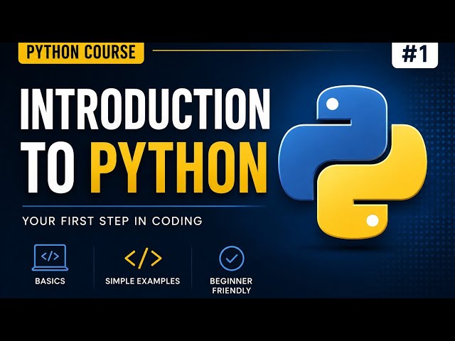 Python Course for Beginners #1 | Learn Python from Scratch