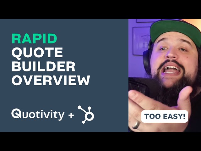 Rapid Quote Builder: Build Quotes Faster in HubSpot