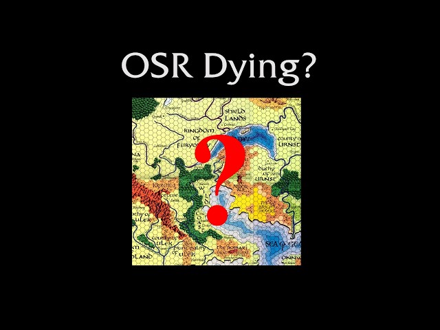 ¿Está muriendo el estilo OSR?
