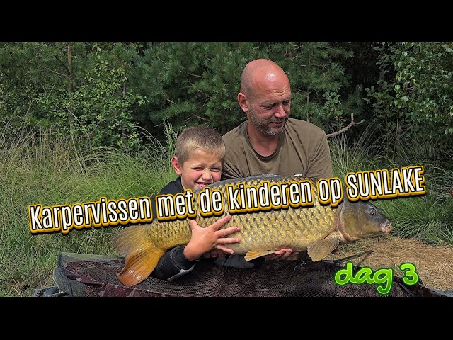 Carp fishing with the kids at SUNLAKE! DAY 3