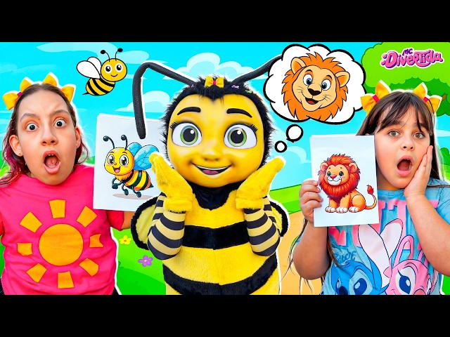 Maria Clara and Sandy Mel Save the Crazy Little Bee | MC Fun