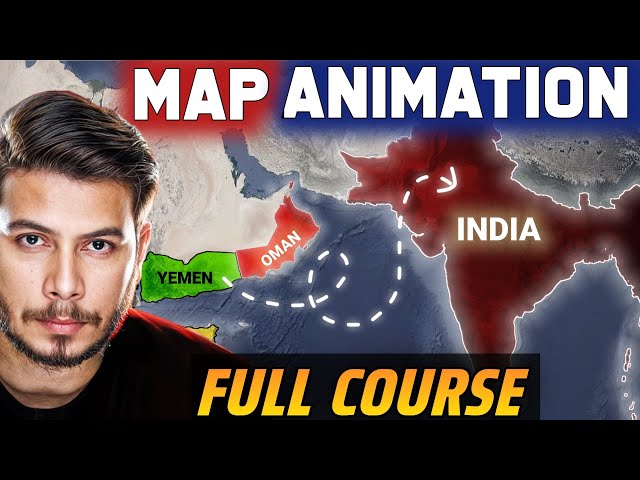 How to make a map animation video?