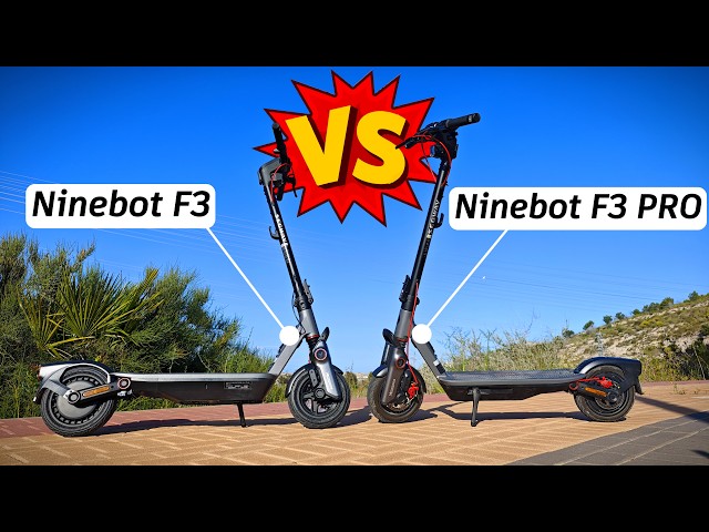 Ninebot F3 Pro vs Segway F3 | COMPARISON (with PERFORMANCE TESTS)