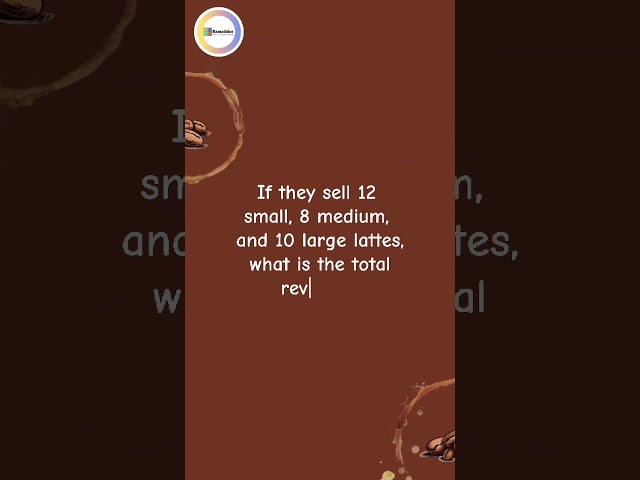 Math problem of the day: Coffee shop calculator #mathproblem #mathsforlife #mathpuzzle #mathisfun