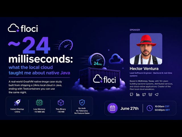 ~24 milliseconds: what the local cloud taught me about native Java