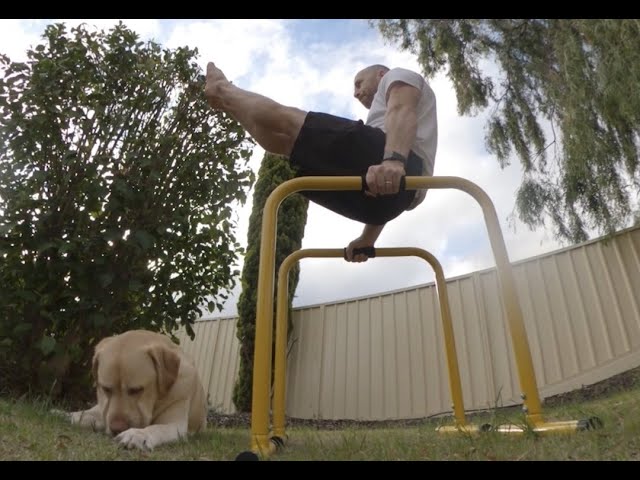 GoPro 360 Video: Garden Handstand Training