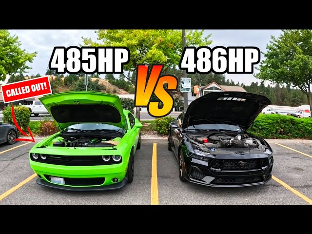 2025 Mustang GT Performance Pack Vs 2015 Challenger Scatpack | THE ULTIMATE ROLL RACE