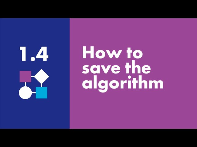 How to save the algorithm | Easy Logic Creators | Lesson 1.4