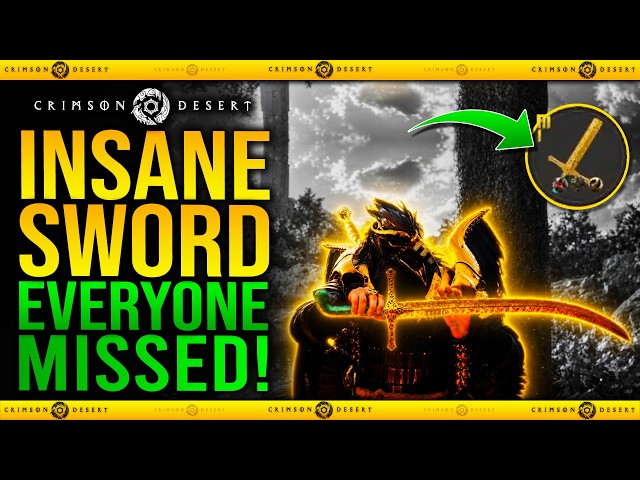 Crimson Desert - How To Get KNIGHTLORD's SWORD - New Secret Weapon Guide / Amazing One-Handed Weapon