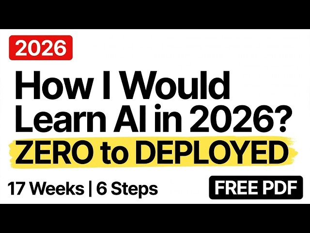I Wasted 2 Years Learning AI, Do This Instead (2026 Roadmap)#video #explore #trending#youtubeshorts