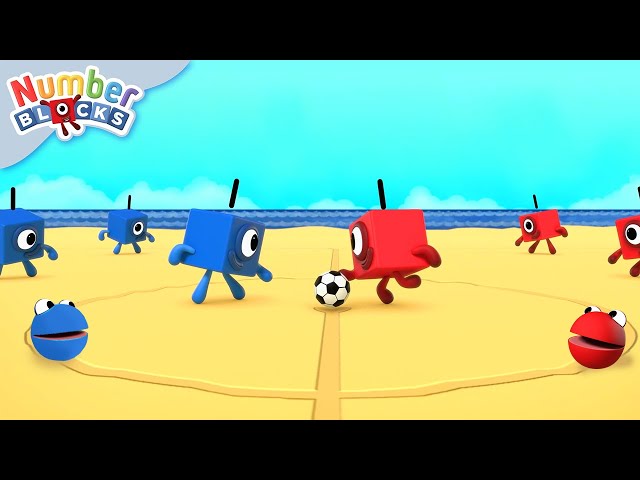 Mejores momentos de fútbol | 30 minutos de matemáticas para niños | Numberblocks en español