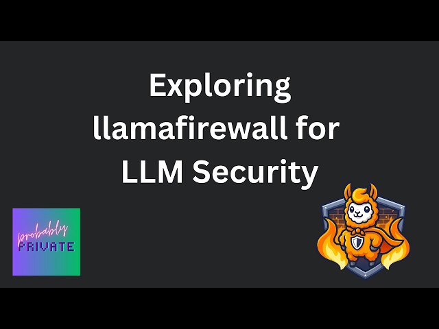 Learn to defend LLM and agent workflows using different types of guardrails via Meta's llamafirewall