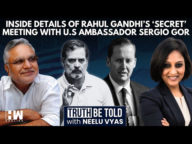 Rahul Gandhi-Sergio Gor's 'Secret' Meet: US Ambassador 'Testing The Meters'? What Anil Tyagi Said