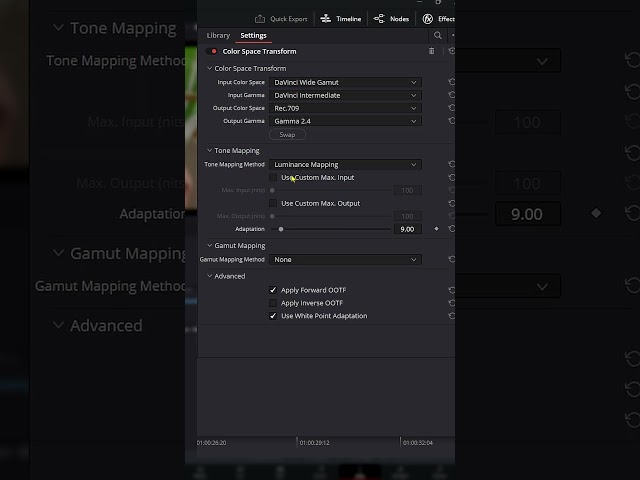 Color Grade Sony S-Log3 Fast with Color Management in DaVinci Resolve #cst #sonycolormanagement