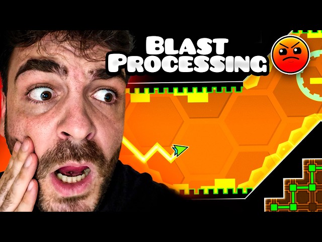 This Geometry Dash level really made me suffer! 💀 Blast Processing