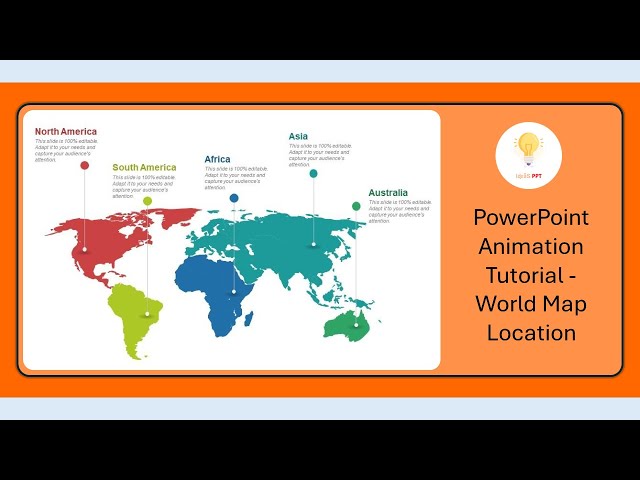 PowerPoint Animation Tutorial - World Map Location