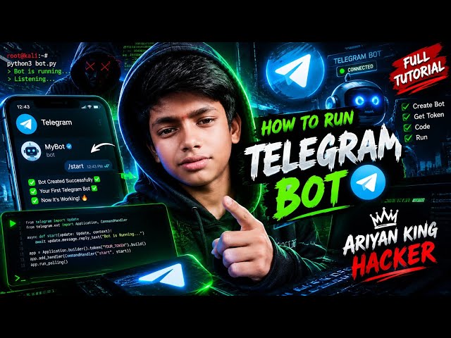 🚀 How to Run a Telegram Bot | Step-by-Step Tutorial for Beginners