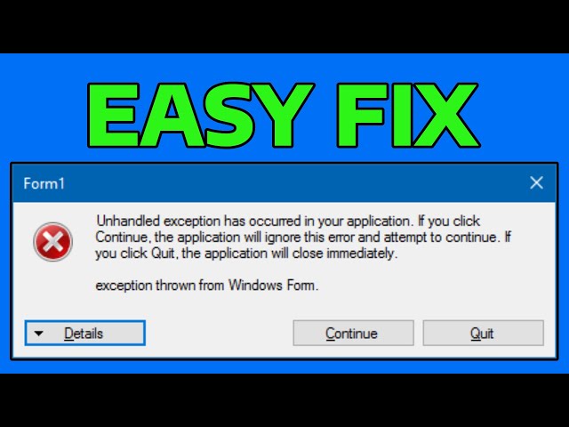 How To Fix Just In Time JIT Debugging Error in Windows