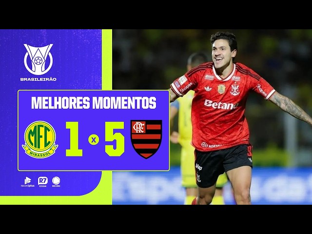 MIRASSOL 1 vs 5 FLAMENGO | HIGHLIGHTS FROM ROUND 23 OF THE BRASILEIRÃO