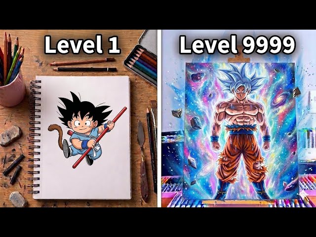 I painted EVERY Goku Transformation