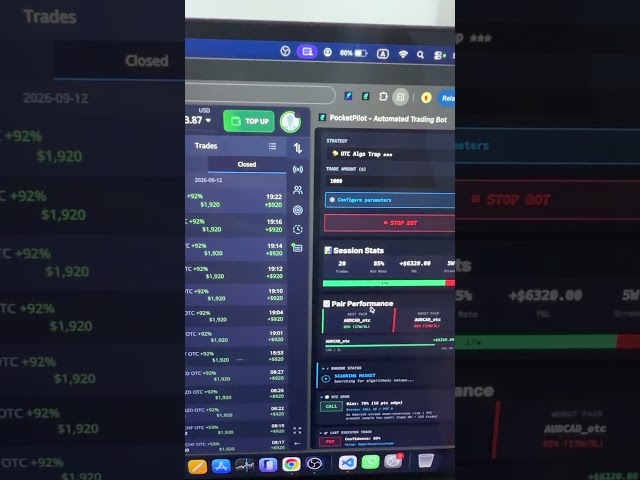 BEST POCKET OPTION 2026– AI TRADING BOT WITH 87% WIN RATE!
