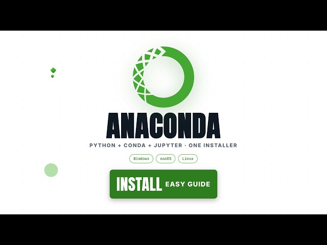 How to Install Anaconda on Windows & Mac — Full Beginner Guide (2026)