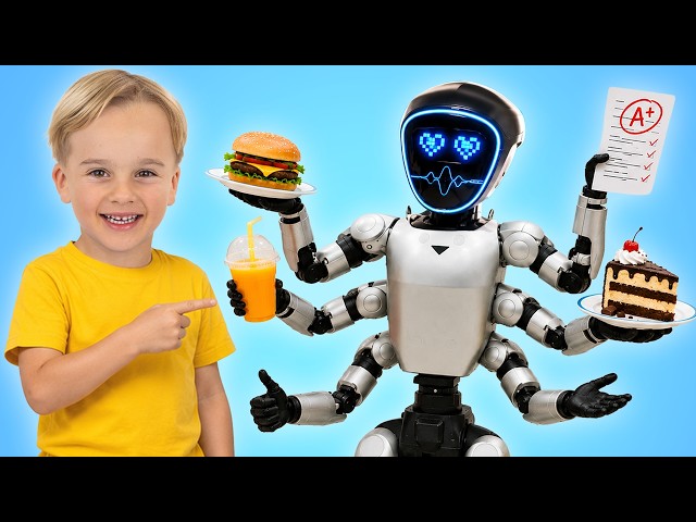Kids Spent a Day with New Robot Friend