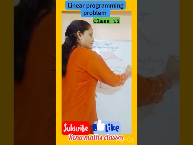 Class 12 linear programming problem 