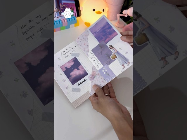 Purple journaling ചെയ്യാം #diy #craft #shorts