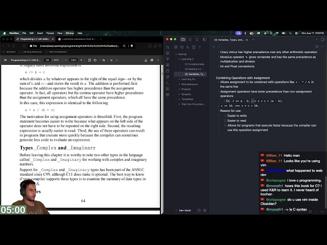Day 2 of learning C because it's fun (no AI)