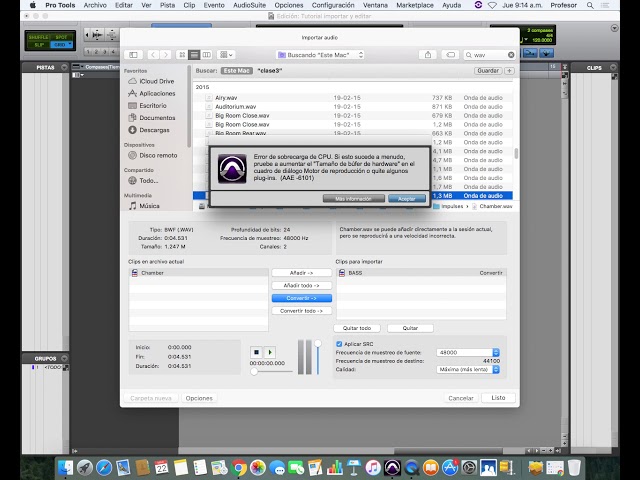 TUTORIAL PROTOOLS   IMPORTAR Y ZOOM