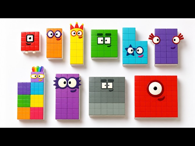 Dynamix #1111 Unlocking BOX Hypnotic Numberblocks ASMR: Soft Whispers and Visual Stimuli 0-1112
