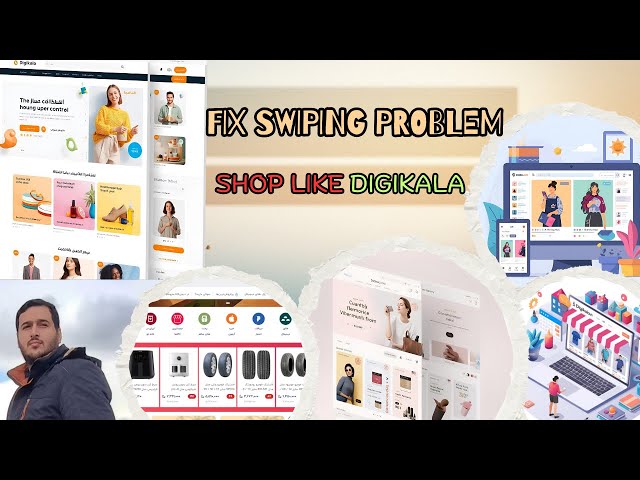 دسته‌های صفحه اصلی و رفع مشکل سوایپ | Homepage Categories & Swipe Fix