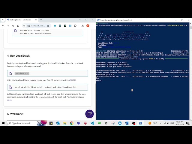 Setting Up Amazon s3 on localStack