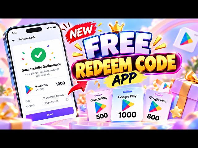 Free Redeem Code | Google Play Store Redeem Code | How to Get Free Redeem Codes 2026 #redeemcode