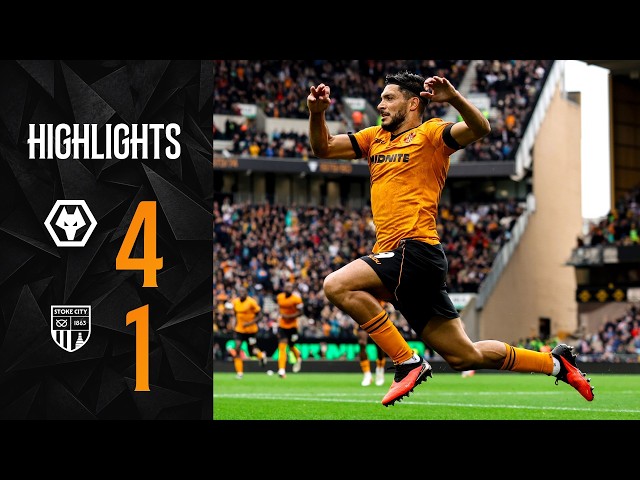 Four goals, three points! | Wolves 4-1 Stoke City | Highlights