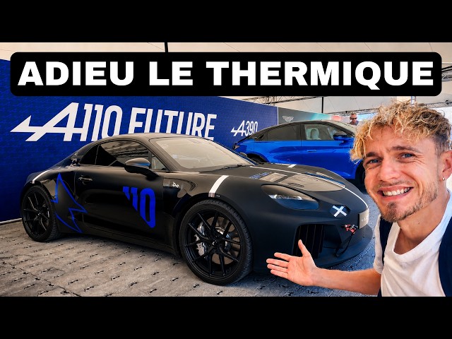 Here is the future Alpine A110 presented at Goodwood!