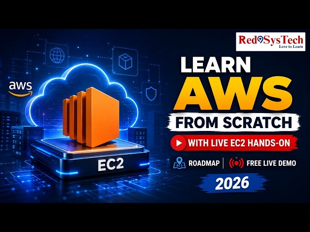 Learn AWS from Scratch with Live EC2 Hands-on | Roadmap , Free Live Demo 2026 | Red9SysTech