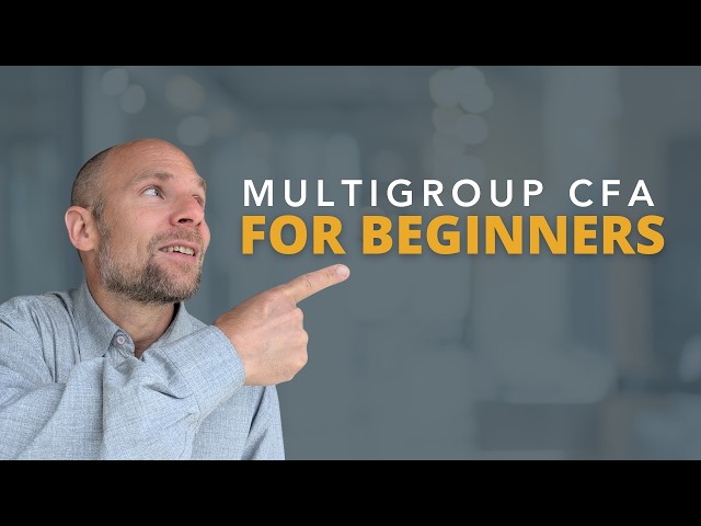 Multigroup CFA in Mplus for Beginners