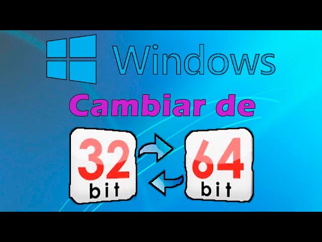 Convert from 32 to 64 bit without formatting (Windows 10)