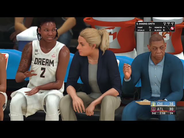 NBA 2K22 WNBA Chicago Sky vs Atlanta Dream 2021 Season Game 2