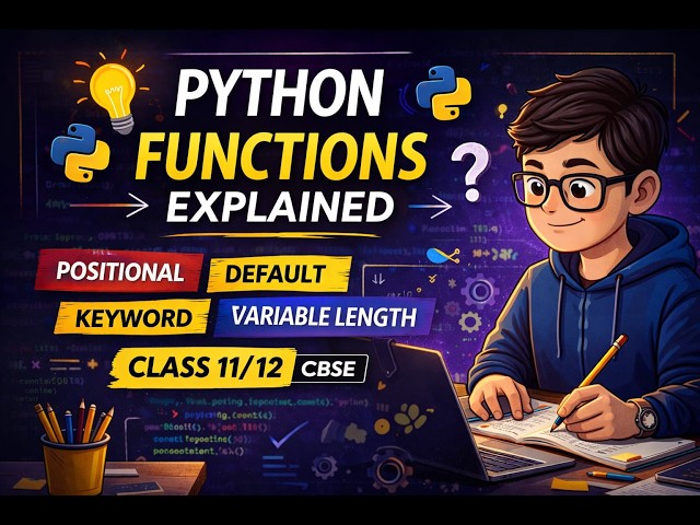 Default Arguments in Python Made Easy | Python Functions | Class 12 Computer Science
