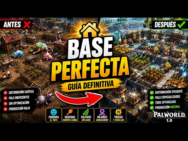 🏠 Cómo Crear la BASE PERFECTA 🏠 | Guía Completa Palworld 1.0