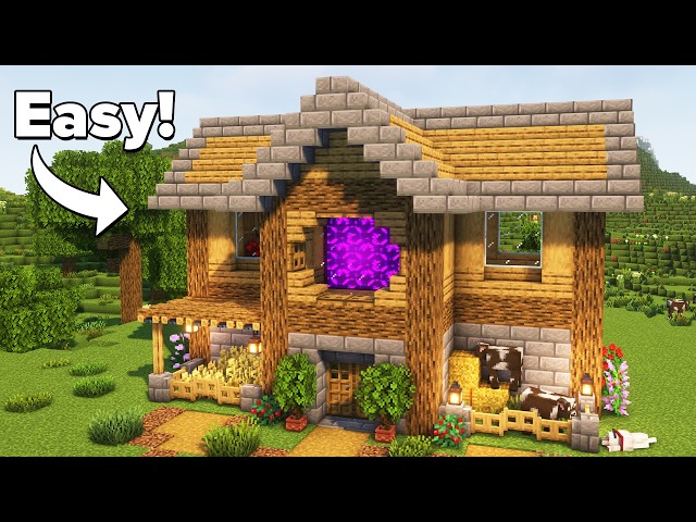 Minecraft: PERFECT Survival Starter House | Tutorial🏠