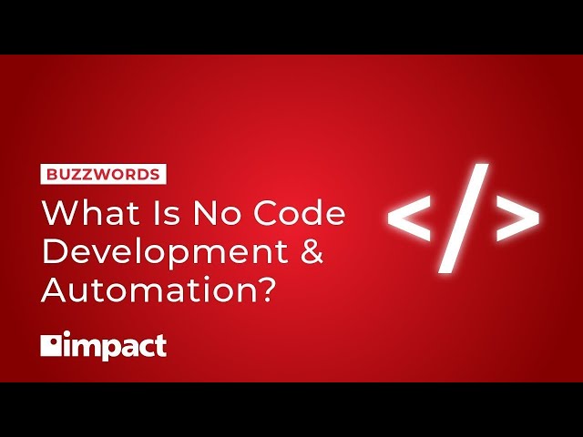 What Is No Code Development & Automation? | How It Works