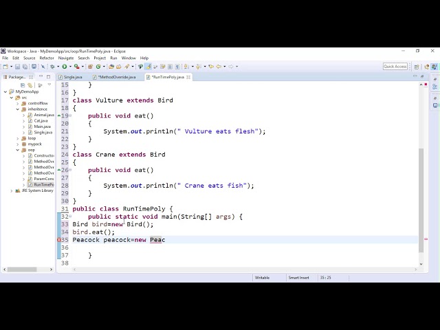 Dynamic Polymorphism in Java | Unanth Learnings
