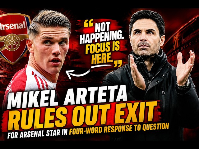 Mikel Arteta rules out exit for Arsenal star in four-word response to question #arsenal #gunners