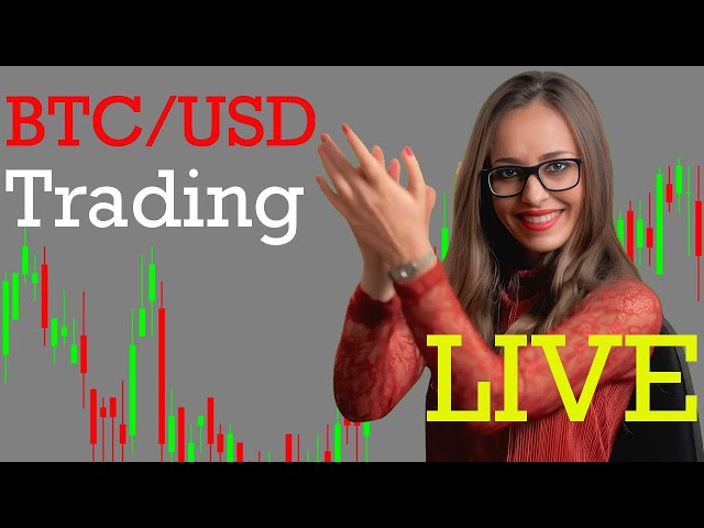 Live Bitcoin (BTCUSD) Trading & Technical Analysis - My Cryptocurrency Trading Strategy