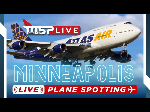 🔴 LIVE NONSTOP AIRPORT ACTION & SPECIAL SPORTS CHARTER! ✈ MSP/KMSP AIRPORT ✈ 10/3/26